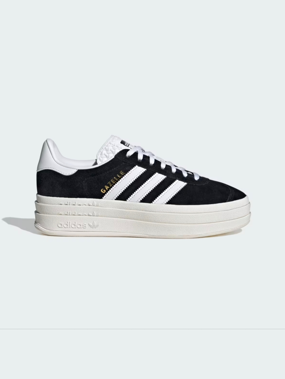 Adidas Gazelle Bold Sneakers - Black & White